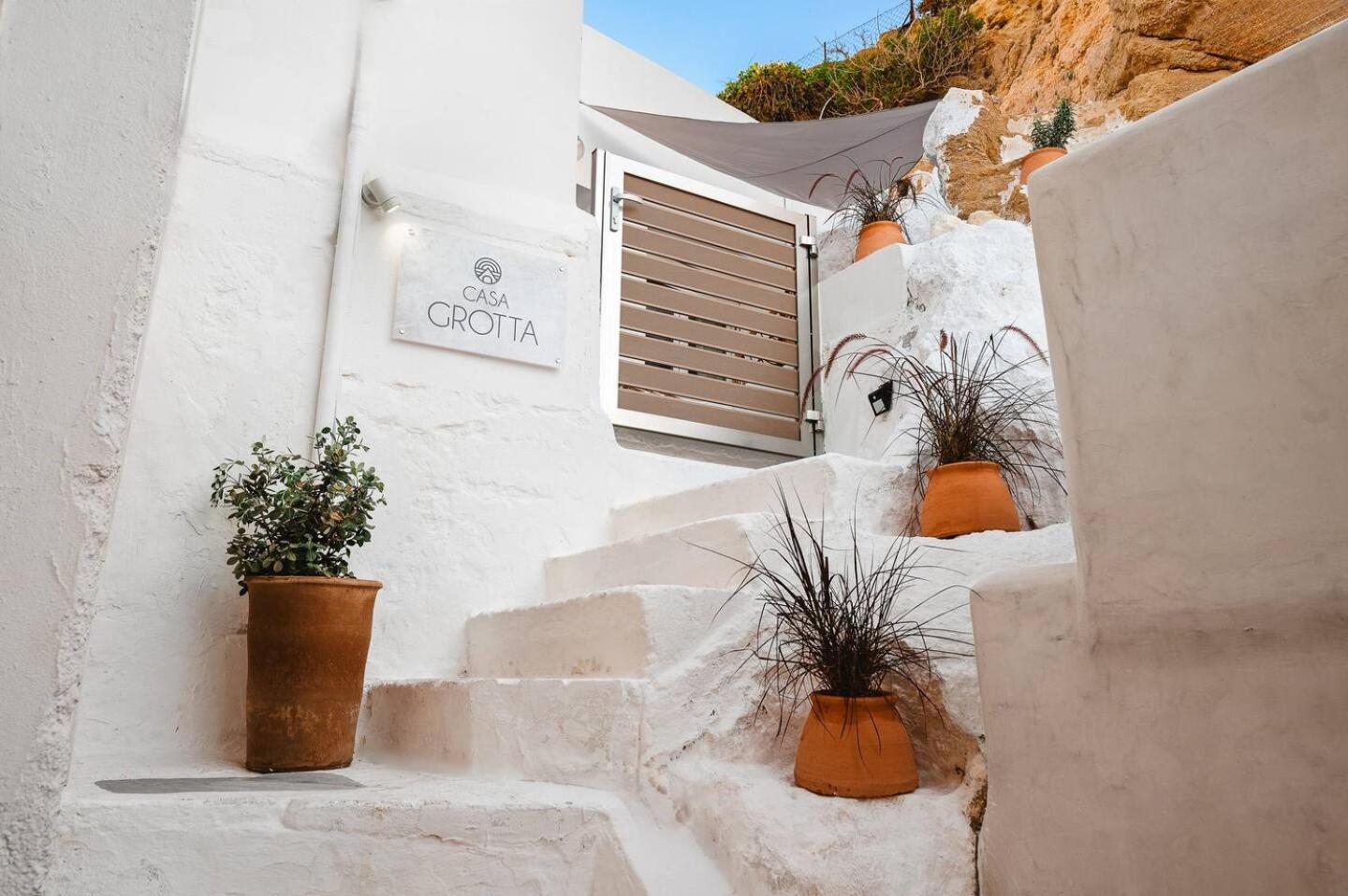 Casa Grotta With Sea & Cave View Hotell Matala Exteriör bild